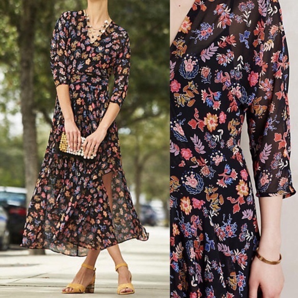 Anthropologie HD In Paris Floral Maxi